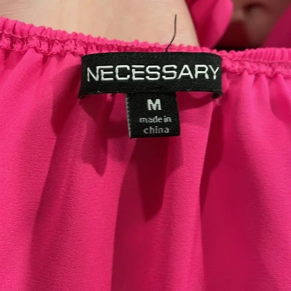 Pink necessary clothing off the shoulder top - Picture 6 of 6